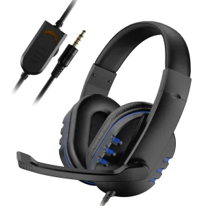 Fone de Ouvido Gamer com Fio, perfeito para PS4 E PC.