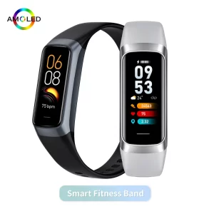 Smartwatch C60 AMOLED: Seu Monitor Completo de Saúde e Fitness com Temperatura Corporal